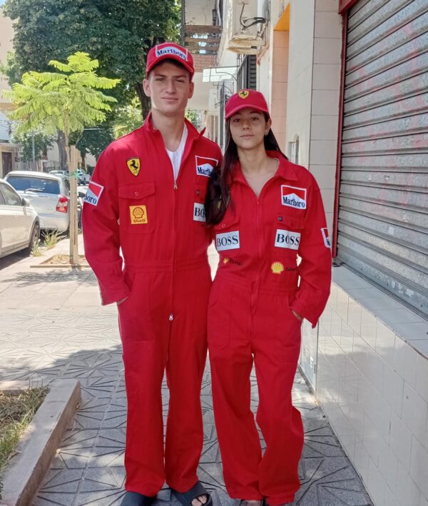 Disfraz de Pareja de pilotos F1