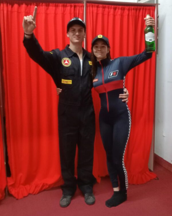 Pareja de corredores Fórmula 1