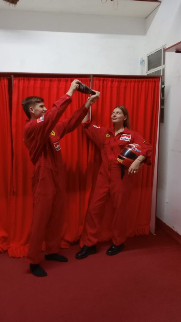 Disfraz de Pareja de pilotos F1