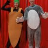 Disfraz Bugs Bunny y Zanahoria