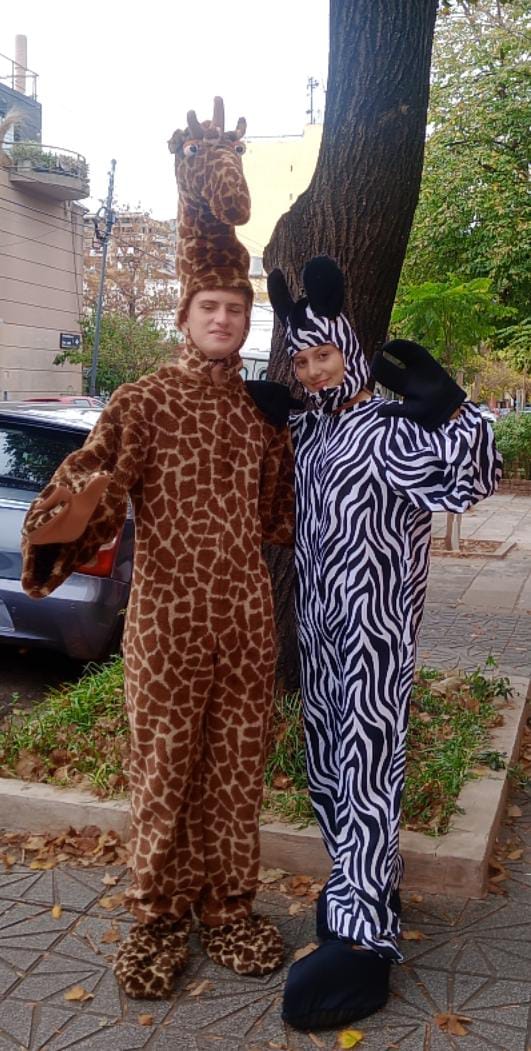 Disfraz Zebra y Jirafa
