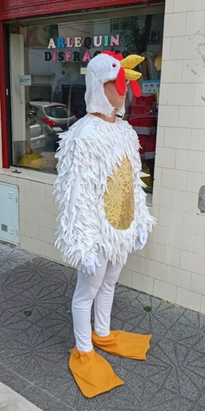 Gallina 1 Disfraz de Gallina unisex