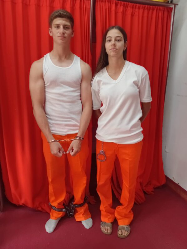 Disfraz de Presidiario 2 unisex