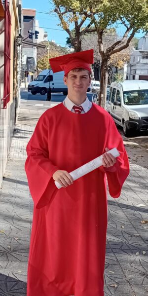 Disfraz de graduado
