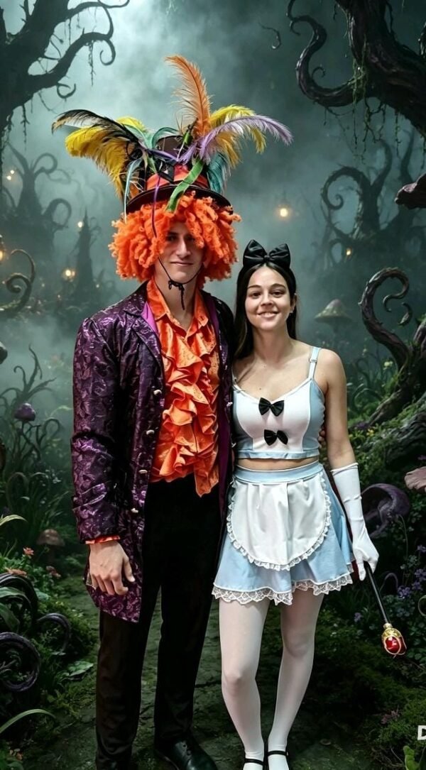 Disfraz de Alicia y el Sombrerero